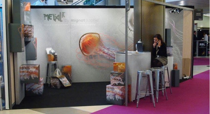 Mignotgraphie au salon Luxepack 2015 avec Métal-It®