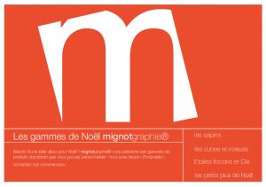 Gamme Nol 2016